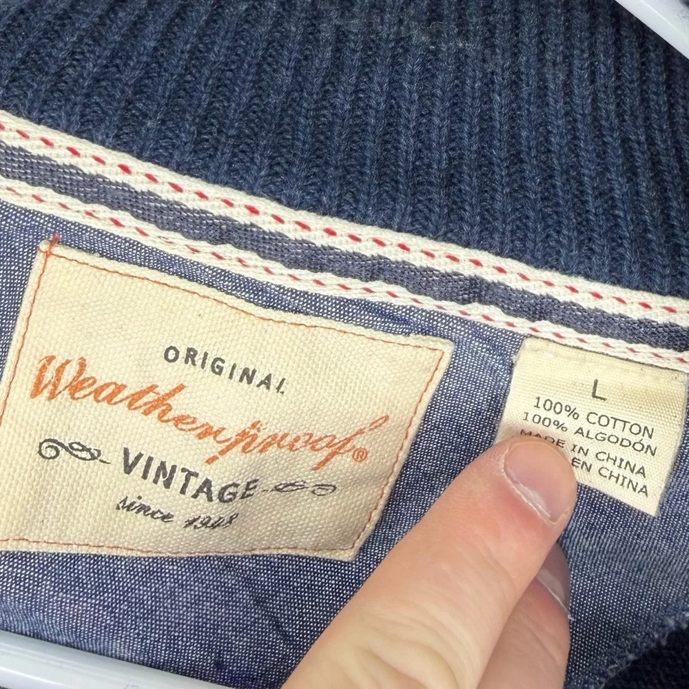 Weatherproof Men's Blue Sweater